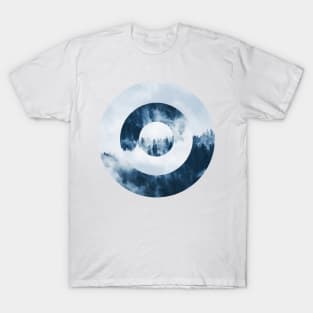 Abstract Circle Landscape T-Shirt